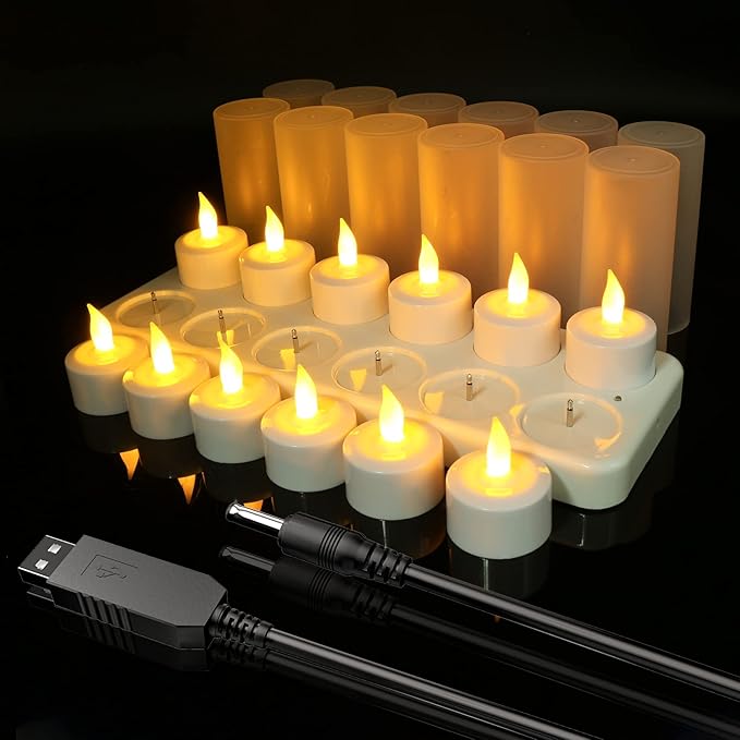 Rechargeable Tea Lights Candles
