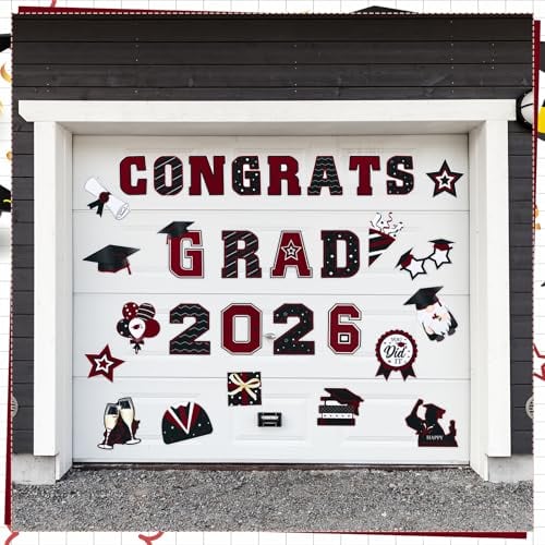 ๐ 2026 Grad Car Magnets ๐งฒ โ 30-Piece Set for Celebration Decor (Cars. Fridges & More) ๐Buy 2 Free Shipping