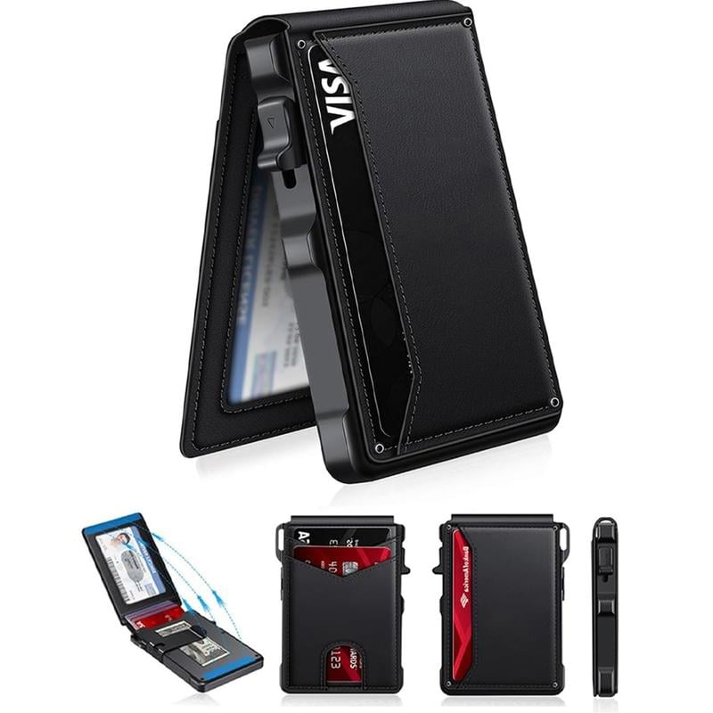Luhaka® The Ultimate Smart Pop-Up Wallet: Slim. Secure. & RFID Protected