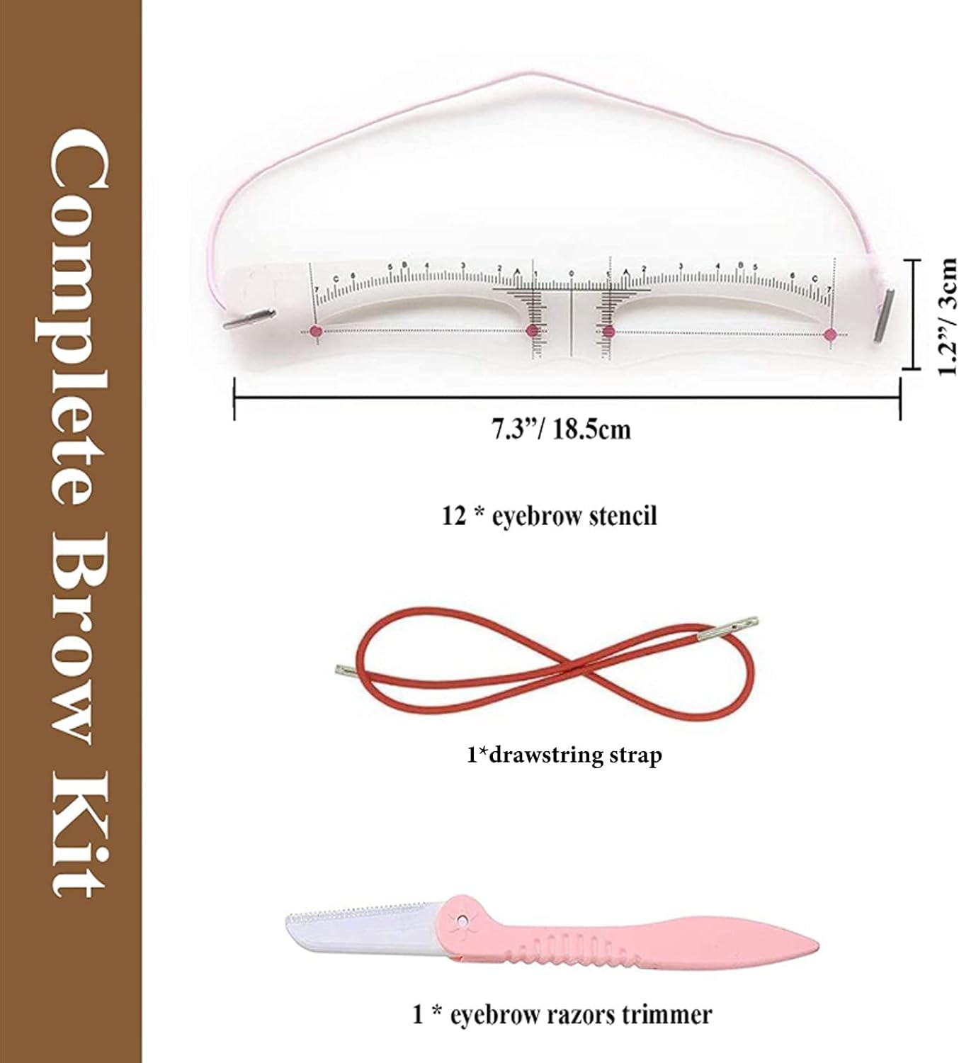 Luhaka® 🔥✨Reusable Eyebrow Stencil Shaper Kit (14-pack)