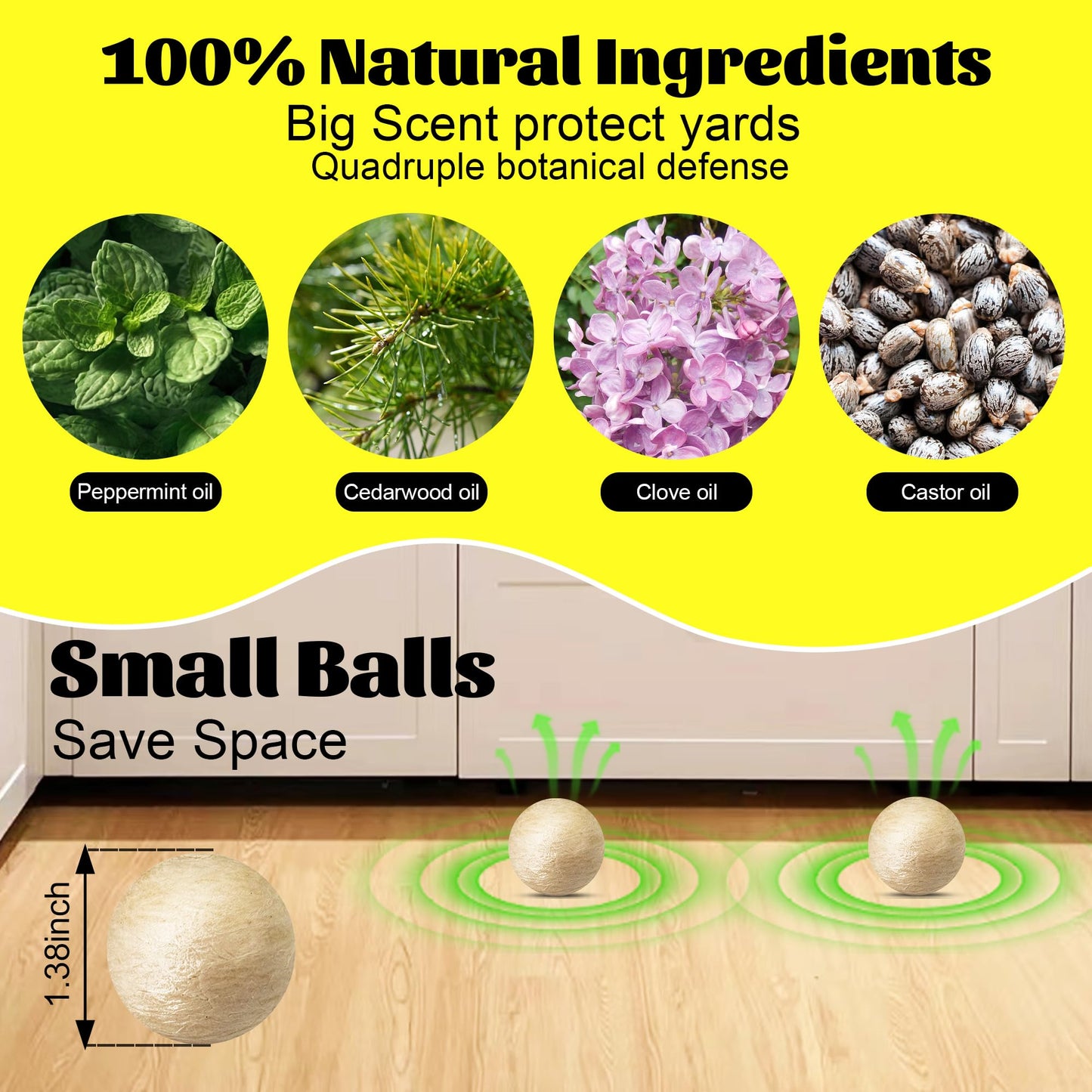 Luhaka® Natural Rodent & Mice Repellent Balls