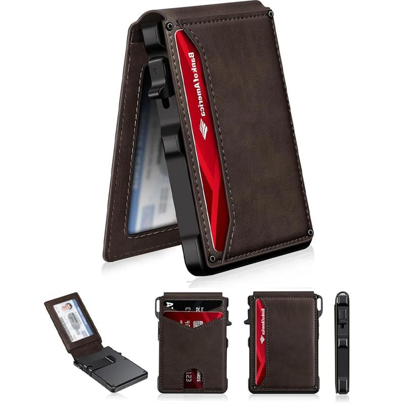 Luhaka® The Ultimate Smart Pop-Up Wallet: Slim. Secure. & RFID Protected