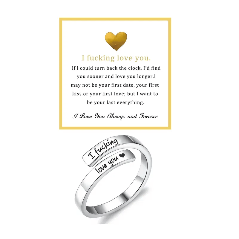 Cilifer® 🌟❤️ I Fvcking Love You Ring – a daily reminder gift for your beloved💍
