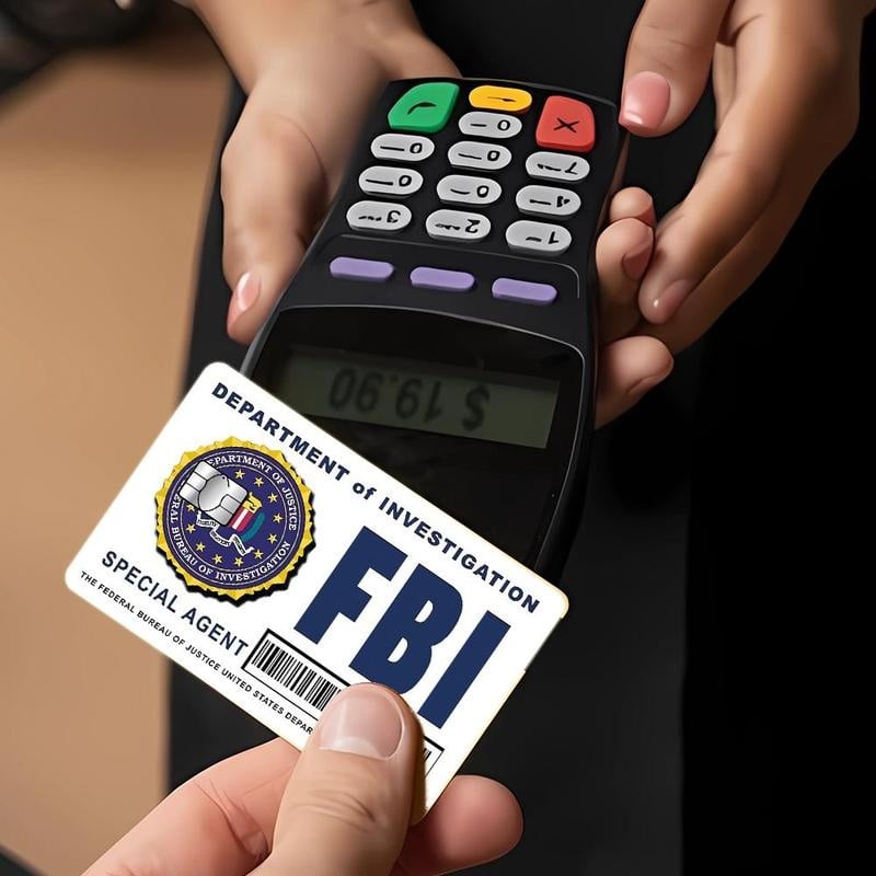 Cilifer®🔥Secret Agent Card Skins Kit: FBI/ICE Designs  • Cosplay & Gift Stickers