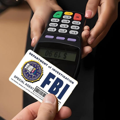 Cilifer®🔥Secret Agent Card Skins Kit: FBI/ICE Designs  • Cosplay & Gift Stickers