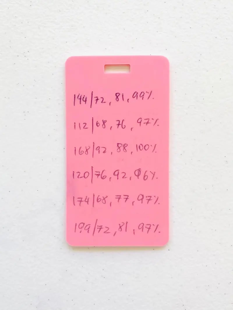 🩺Erasable Badge Note | Dual-Side Writable. Fade-Proof & No Blur (🖊Write. Wipe. Repeat.) 🎁Free Badge Clip Included📋