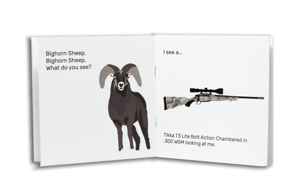 Luhaka® 📚🦌 Whitetail. Whitetail. What Do You See? — Rounded-Corner & Reinforced Children's Card for the Hunting Family