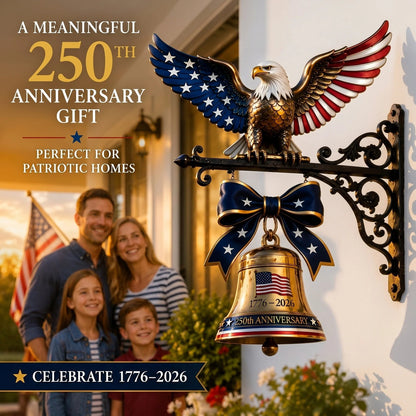🇺🇸 Ring in the Semiquincentennial: 1776-2026 Spirit of Liberty Eagle Bell