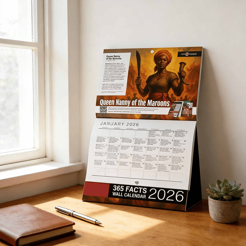 Luhaka® 📅2026 Calendar Black History 365 Facts Power to the People✊🏾
