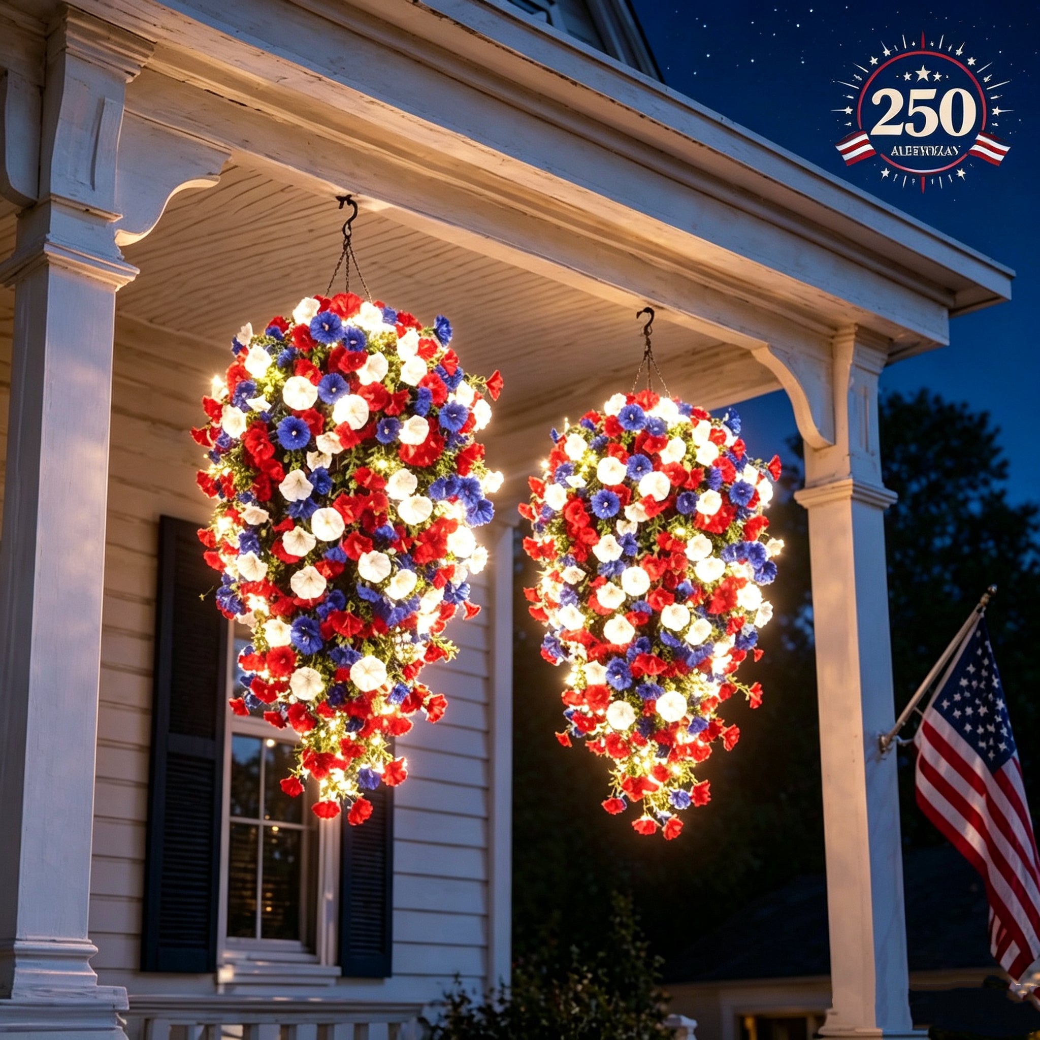 With LED lights(Solar energy)