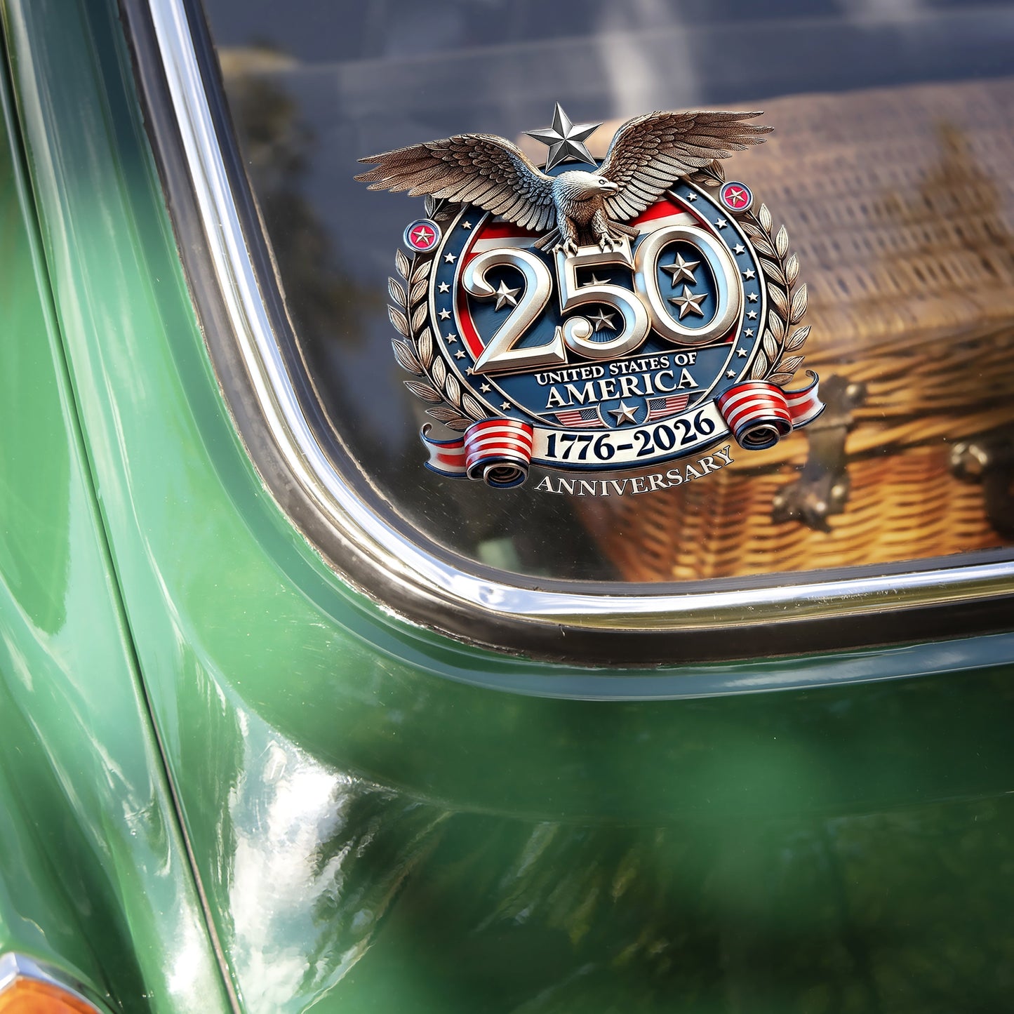 Cilifer®USA Eagles 250th Anniversary Semiquincentennial 1776-2026 Car Window Decal Sticker