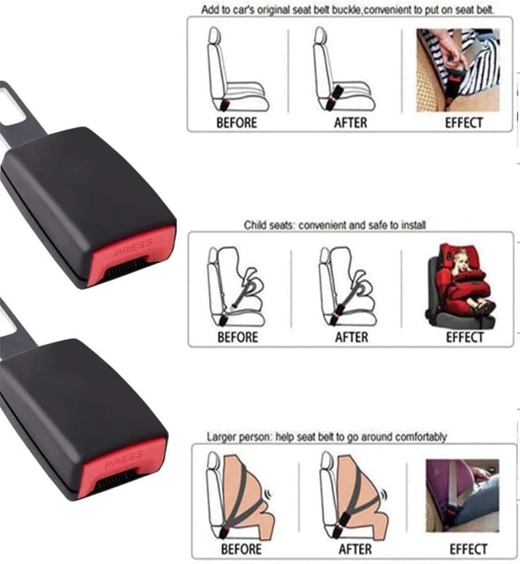 Cilifer® Car Belt Buckle Extension Seat Belt Clips