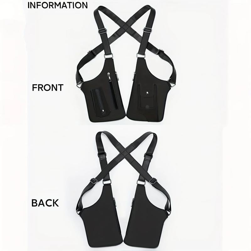 Luhaka® Premium Leather Adjustable Underarm Shoulder Bag for Men & Women