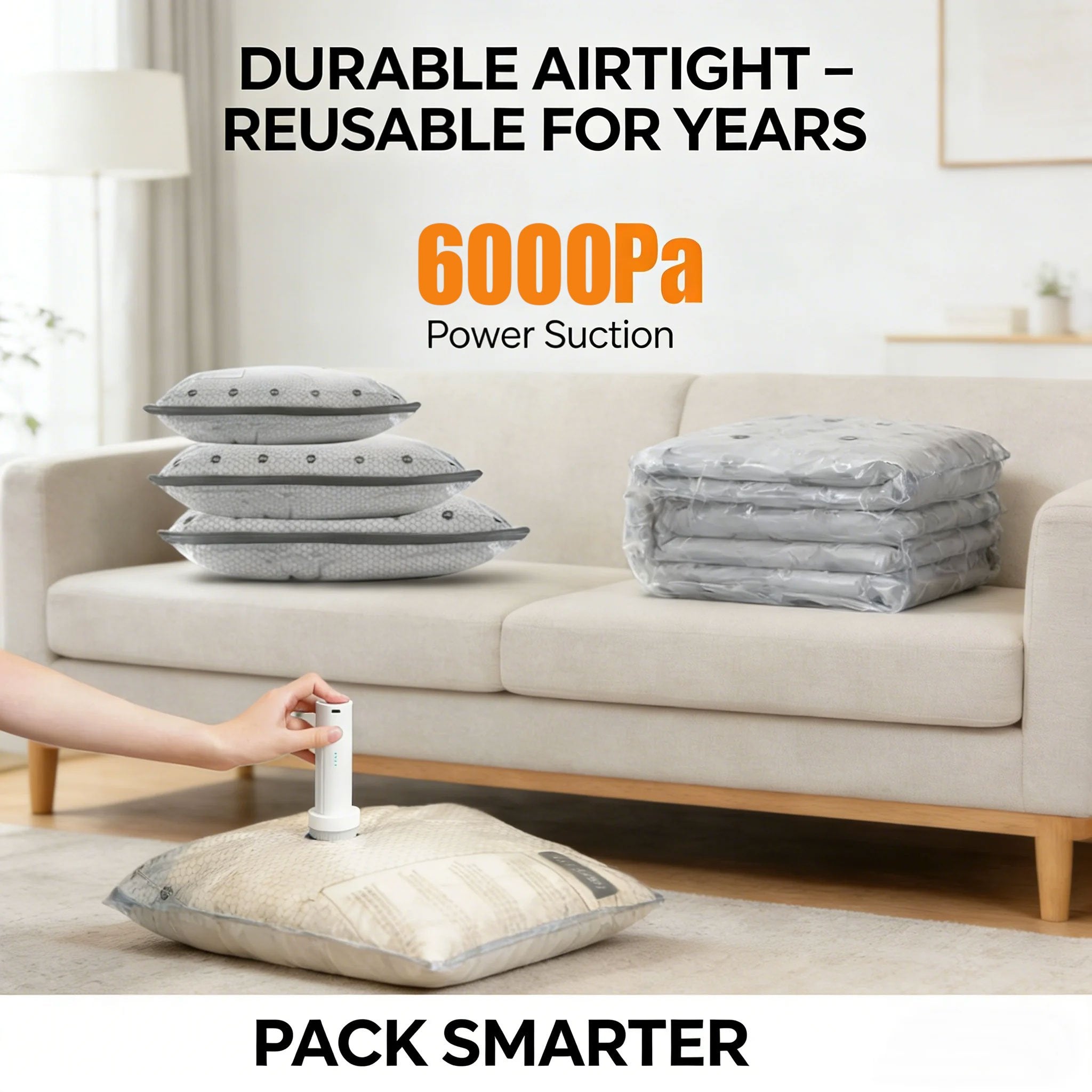 Rechargeable vacuum compression pump*1