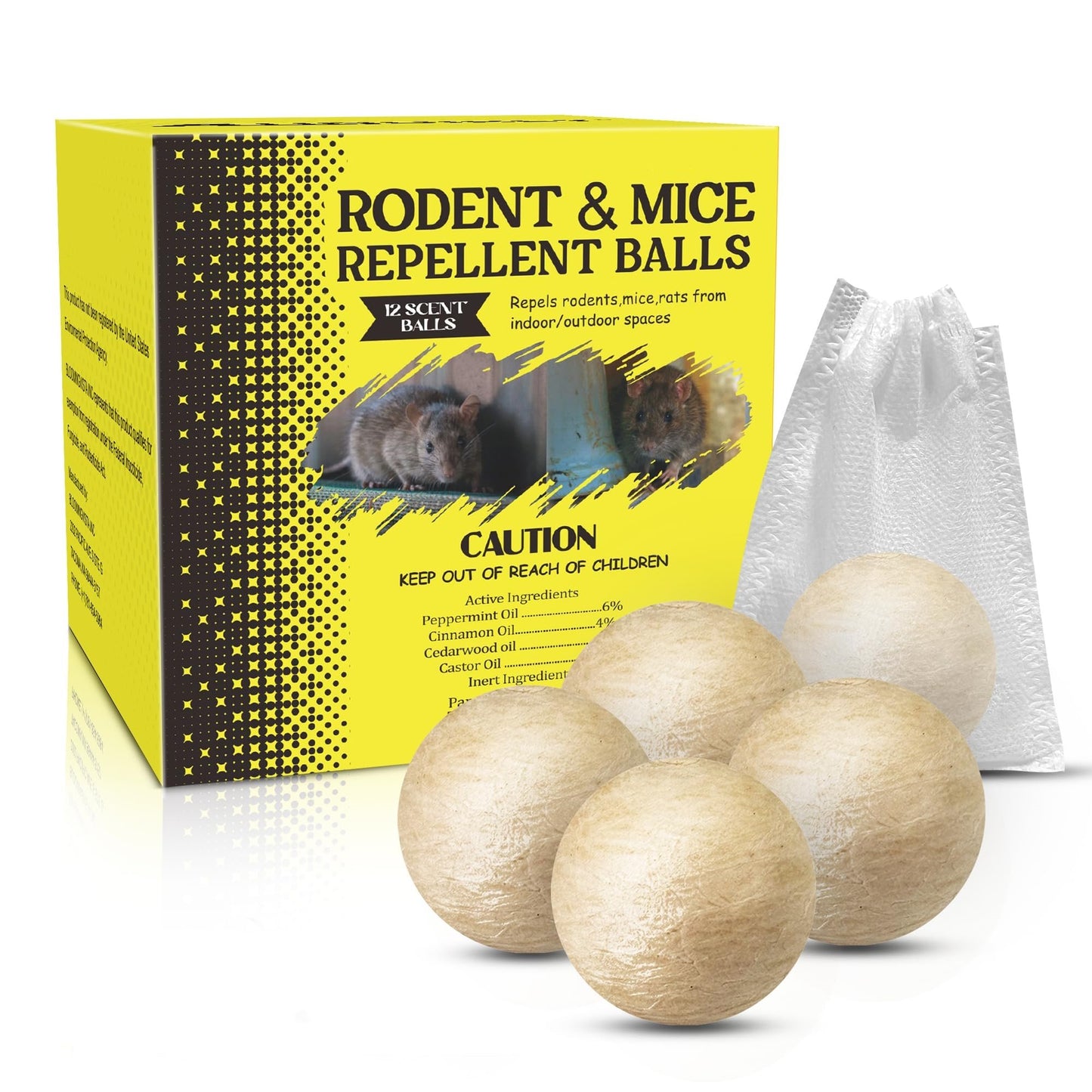 Luhaka® Natural Rodent & Mice Repellent Balls