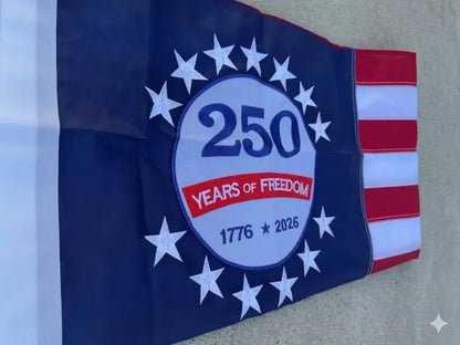 Last Day 49% OFF🔥250th Anniversary USA Commemorative Flag (3x5 Ft).Double-Sided Embroidered