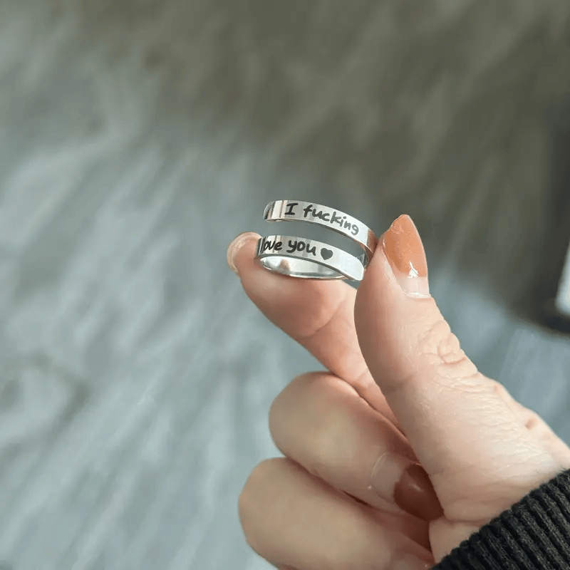 Cilifer® 🌟❤️ I Fvcking Love You Ring – a daily reminder gift for your beloved💍