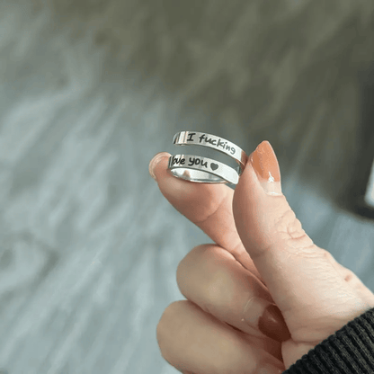 Cilifer® 🌟❤️ I Fvcking Love You Ring – a daily reminder gift for your beloved💍