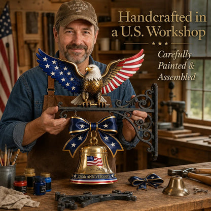 🇺🇸 Ring in the Semiquincentennial: 1776-2026 Spirit of Liberty Eagle Bell