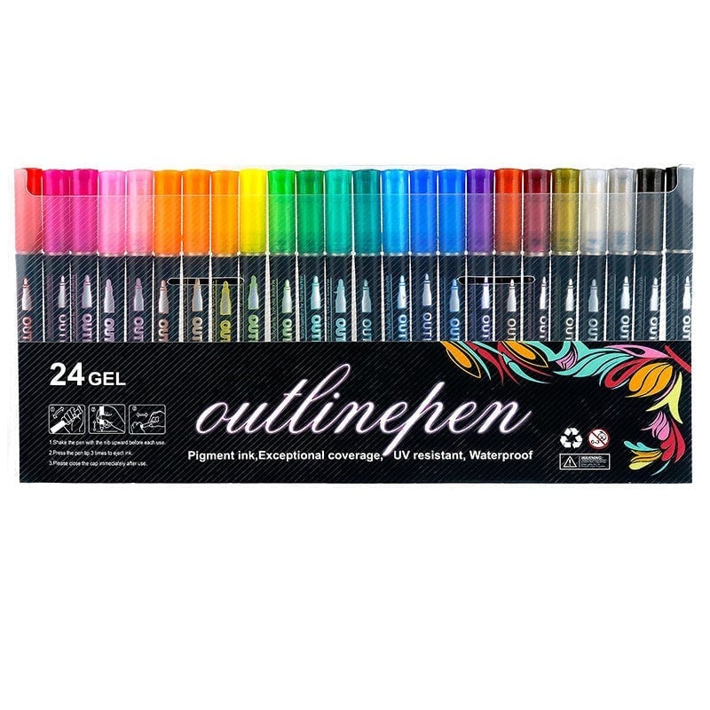 Luhaka® Dreamy Sparkle Dual-Line Contour Pen