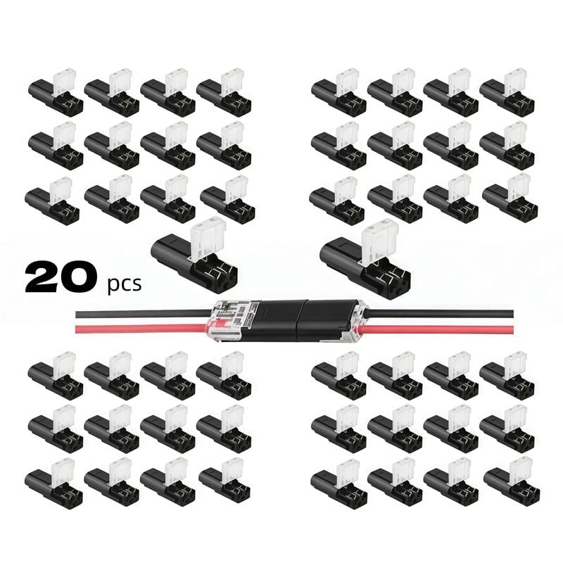 Luhaka®🔥Double-Wire Plug-in Connector Led Light Strip Connectors 2 Pin