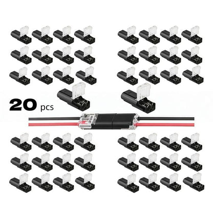 Luhaka®🔥Double-Wire Plug-in Connector Led Light Strip Connectors 2 Pin