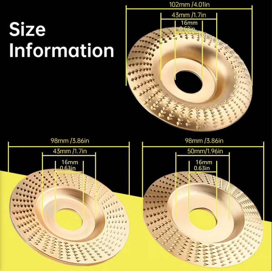Luhaka® 🔥🔨 Pro-Grade Wood Cutting Discs [3 PCS]