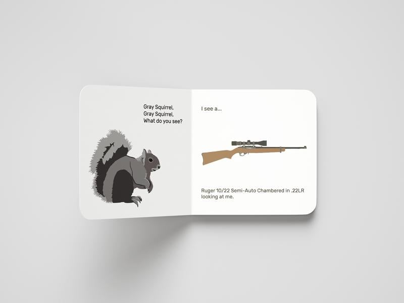 Luhaka® 📚🦌 Whitetail. Whitetail. What Do You See? — Rounded-Corner & Reinforced Children's Card for the Hunting Family
