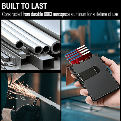 Luhaka® The Ultimate Smart Pop-Up Wallet: Slim. Secure. & RFID Protected