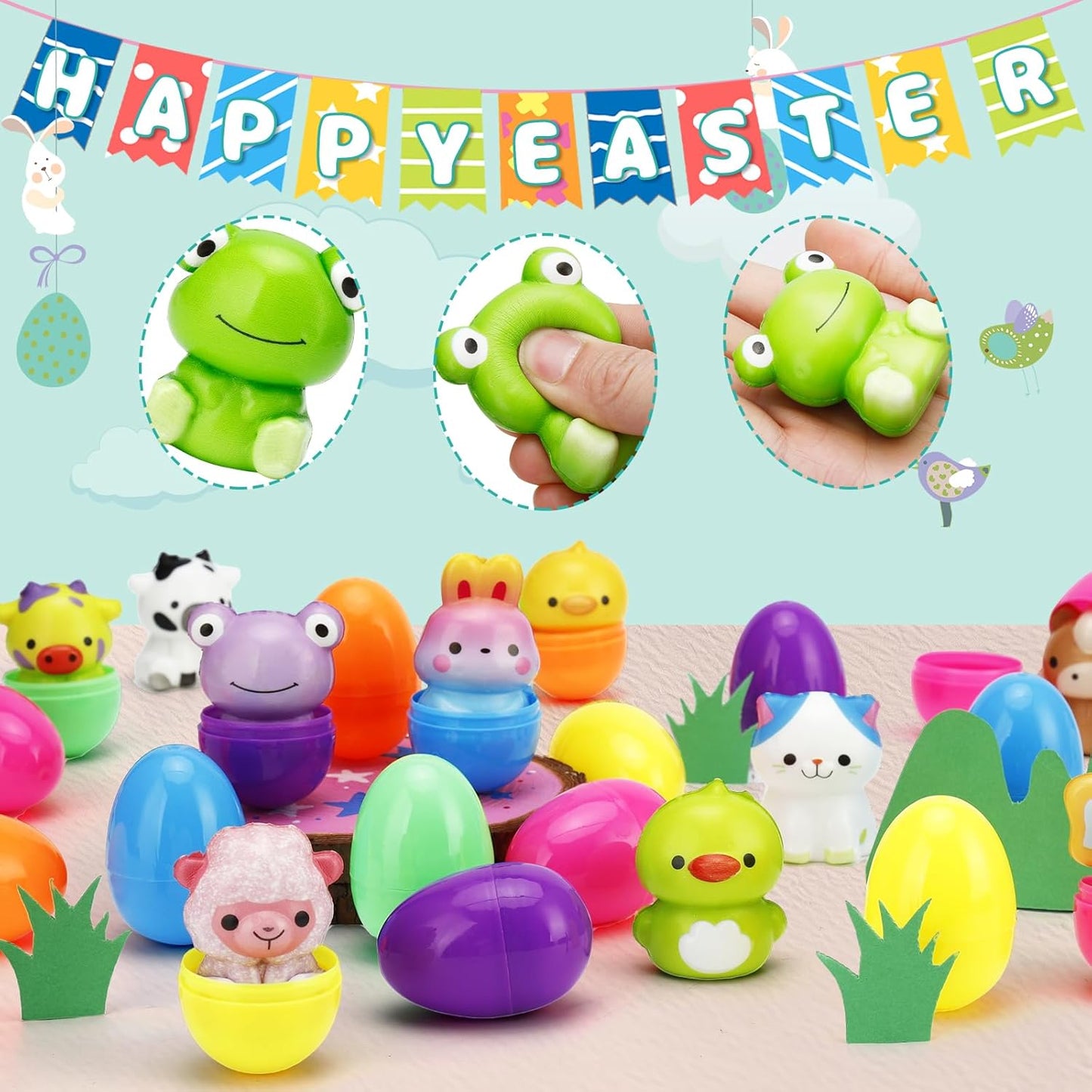 Luhaka® Easter Eggs Prefilled Slow Rising Squishy Toys