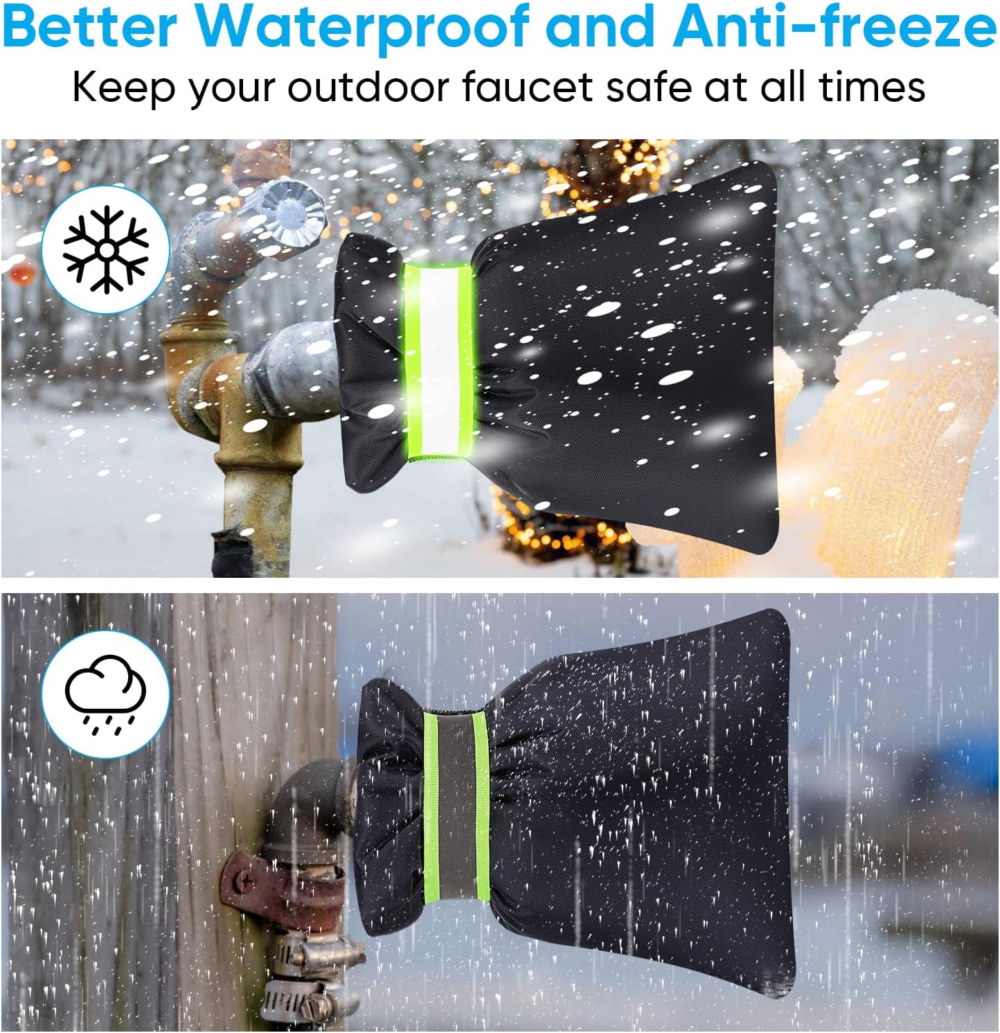 Luhaka® ❄️🚰8Pack Outdoor Faucet Covers for Winter