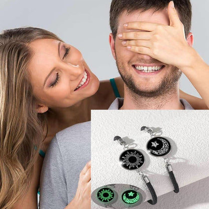 Cilifer®🔥 2-Pack   Sun & Moon Bracelets – Luminous Couples Jewelry for Long-Distance Love