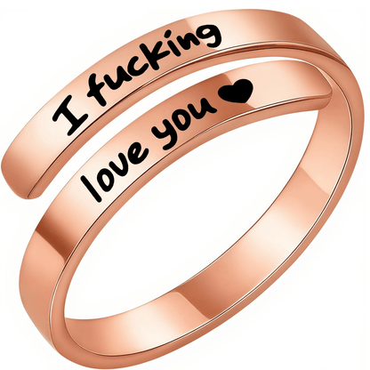 Cilifer® 🌟❤️ I Fvcking Love You Ring – a daily reminder gift for your beloved💍