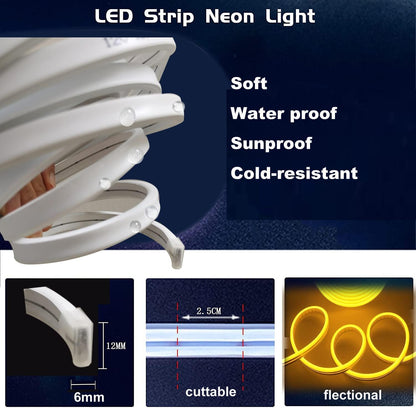 Orange Neon LED Strip Lights