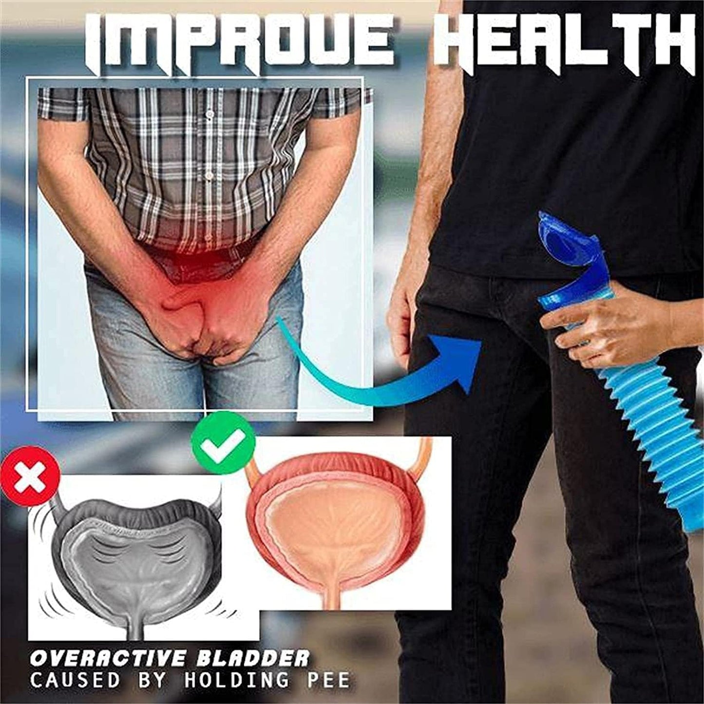 Luhaka®Last Day Sale 49% OFF🔥- Unisex Collapsible Emergency Urinal