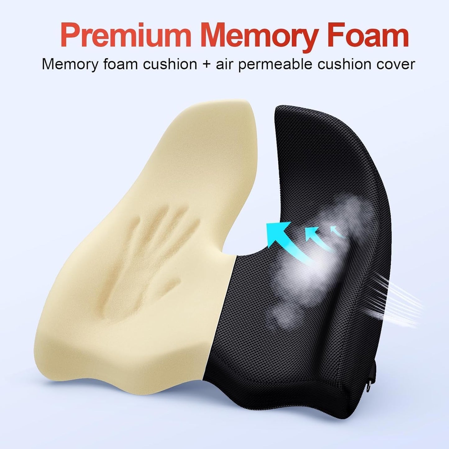 Luhaka®  🎁🎁Ergonomic Memory Foam Seat Cushion