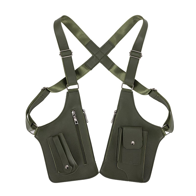 Luhaka® Premium Leather Adjustable Underarm Shoulder Bag for Men & Women
