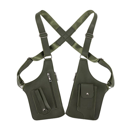Luhaka® Premium Leather Adjustable Underarm Shoulder Bag for Men & Women