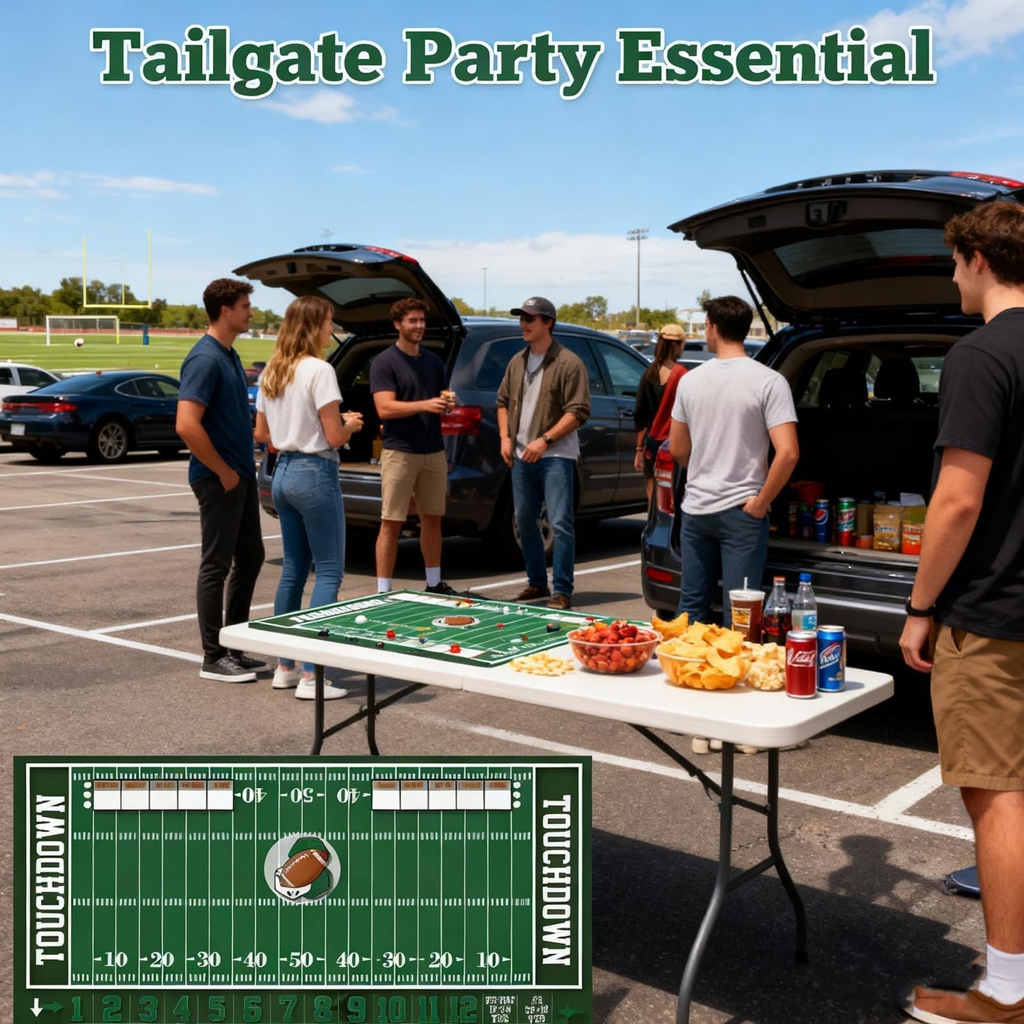 Cilifer®  🏈 Football Game Board – Roll. Score & Win! 🎯