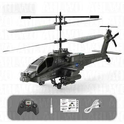 Luhaka®  3.5 Channel Military RC Helicopters with LED Light. Altitude Hold. One Key Take Off/Landing