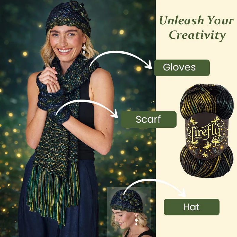 Luhaka® ✨Iridescent Shimmer Yarn: A Touch of Magic in Every Stitch