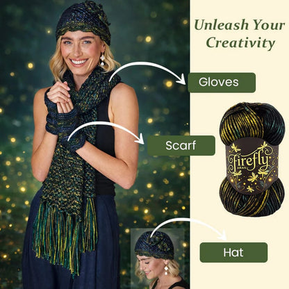 Luhaka® ✨Iridescent Shimmer Yarn: A Touch of Magic in Every Stitch
