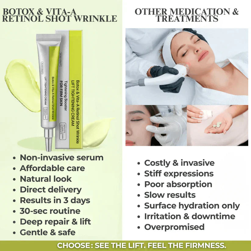 👏🌿Made and shipped from the USA 💫Luhaka® Botox & Vita-A Retinol Shot Wrinkle-Lift Tightening cream - Last Day Promotion 70% OFF