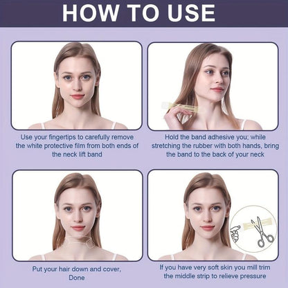 Luhaka®🔥Face Neck Lifting Tape (Long-Lasting)