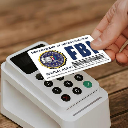 Cilifer®🔥Secret Agent Card Skins Kit: FBI/ICE Designs  • Cosplay & Gift Stickers