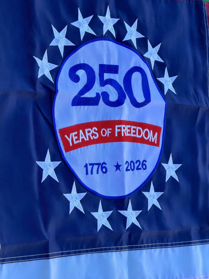 Last Day 49% OFF🔥250th Anniversary USA Commemorative Flag (3x5 Ft).Double-Sided Embroidered