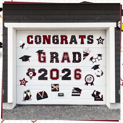 🎓 2026 Grad Car Magnets 🧲 – 30-Piece Set for Celebration Decor (Cars. Fridges & More) 🎁Buy 2 Free Shipping