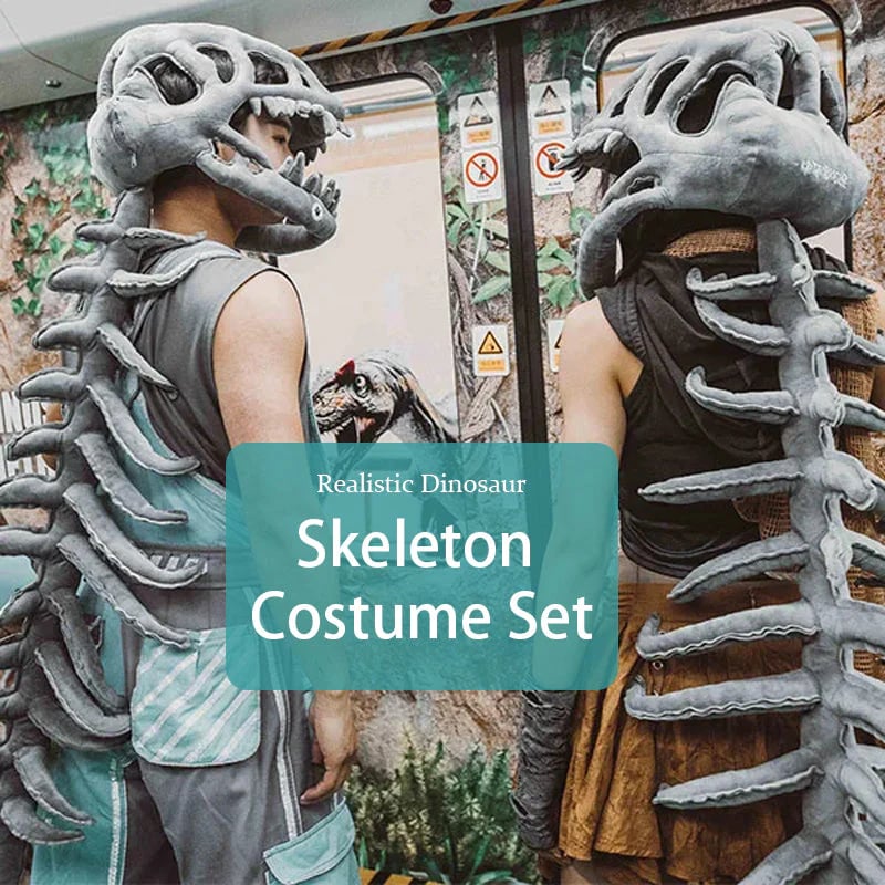 Luhaka®  Realistic Dinosaur Skeleton Costume Set