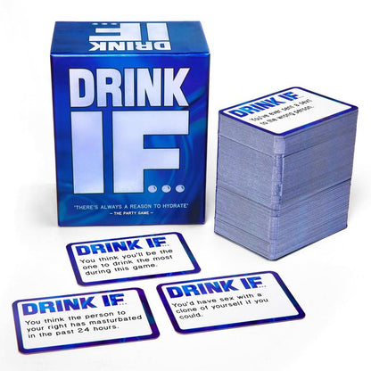 🔥LAST DAY 50% OFF🏆 Cilifer® Drink If... Funny Adult Drinking Game. Party Card Game for Friends & Family – Get Buzzed & Drunk