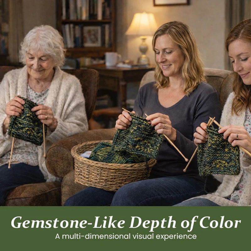 Luhaka® ✨Iridescent Shimmer Yarn: A Touch of Magic in Every Stitch